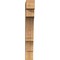 Ekena Millwork Balboa Block Smooth Bracket, Western Red Cedar, 5 1/2"W x 28"D x 40"H BKT06X28X40BOA05SWR - alternate 2